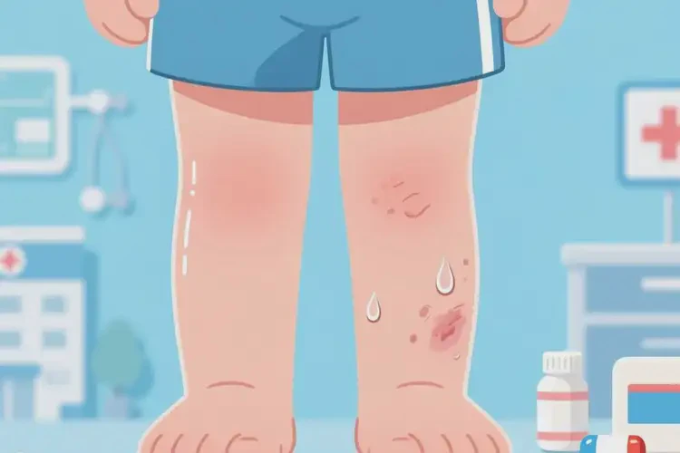 兒童大腿上經(jīng)常起濕疹不管它會自己自愈嗎(圖3)