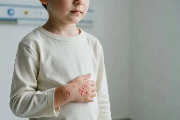 小孩手上經(jīng)常長濕疹可以徹底自愈嗎(圖1)