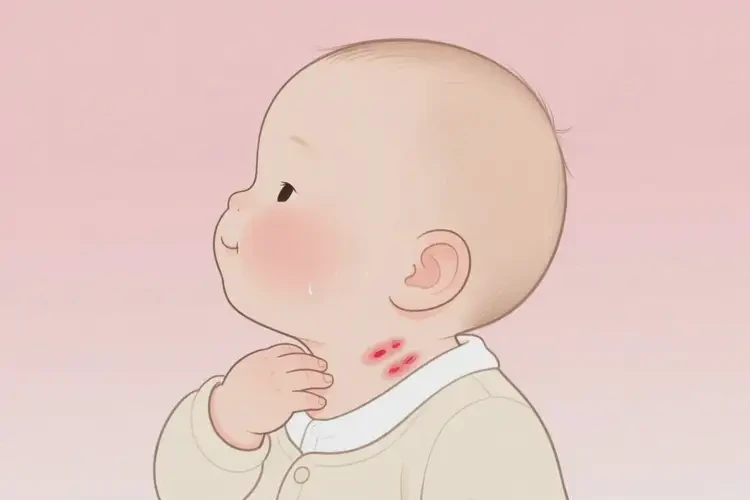 嬰兒脖子長濕疹不管它會(huì)自己痊愈嗎(圖4)