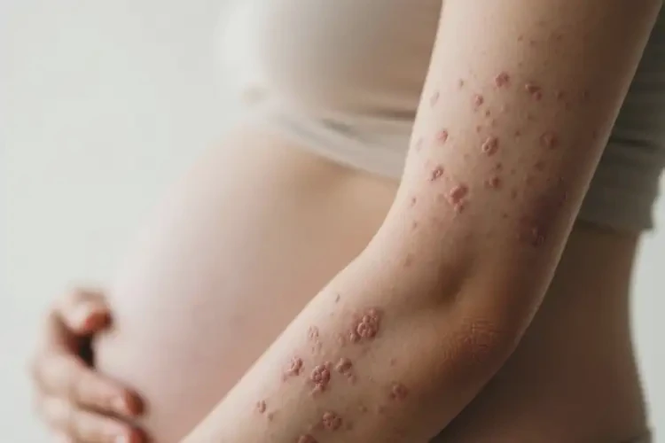 產(chǎn)婦手臂上長濕疹能靠自己自愈嗎(圖4)