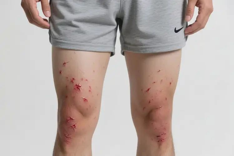 男人大腿偶爾起濕疹不管它會自己好嗎(圖1)