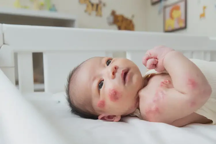 新生兒脖子上容易起濕疹能靠自己自愈嗎(圖4)