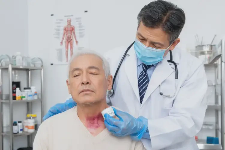 老人脖子出現(xiàn)濕疹不管它會(huì)自己自愈嗎(圖3)