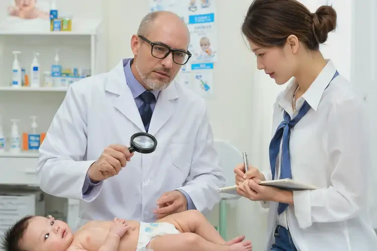 孩子屁股長濕疹可以徹底自愈嗎(圖2)