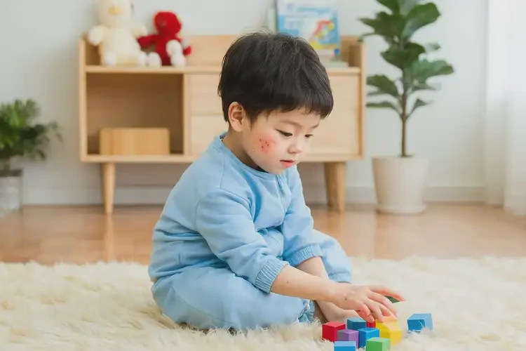 少兒臉上偶爾長(zhǎng)濕疹能靠自己自愈嗎(圖2)