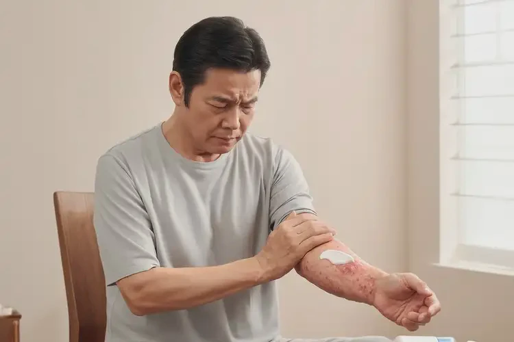 男人屁股出濕疹能不能徹底自愈(圖2)