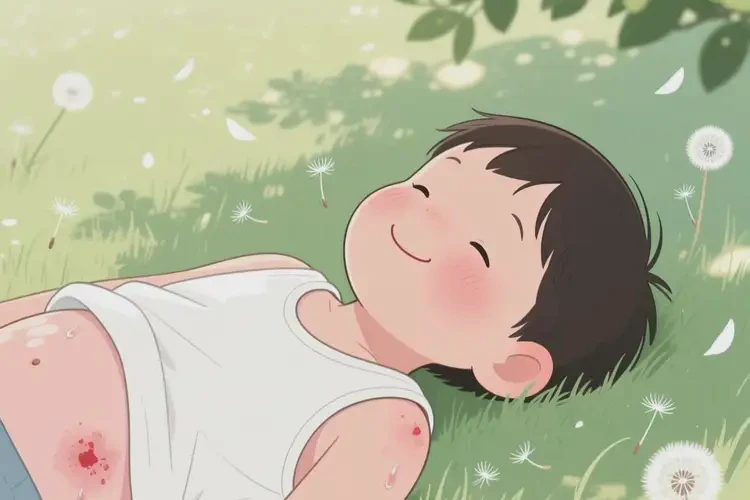 孩子肚子上容易起濕疹不管它會(huì)自己自愈嗎(圖3)