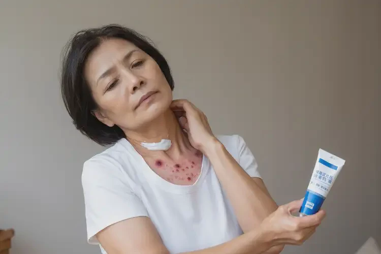 女生脖子偶爾起濕疹不管它會(huì)自己自愈嗎(圖2)