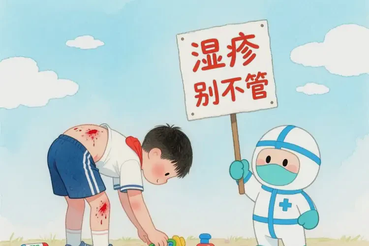 小學(xué)生屁股經(jīng)常長(zhǎng)濕疹不管它會(huì)自己痊愈嗎(圖1)