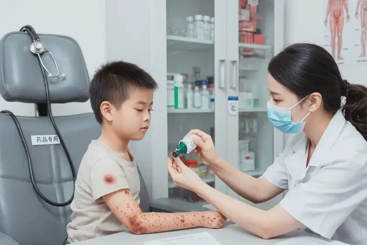 孩子手臂出濕疹可以徹底自愈嗎(圖3)