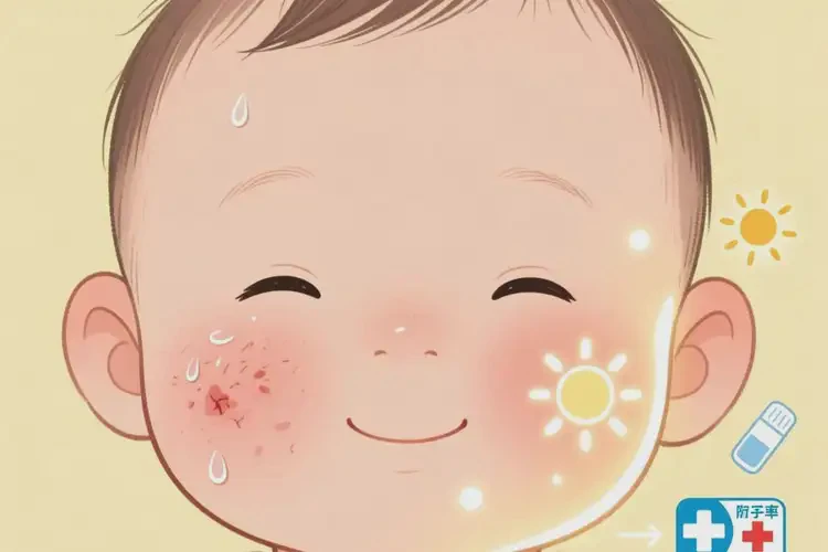 寶寶面部經(jīng)常起濕疹不管它會自己痊愈嗎(圖1)
