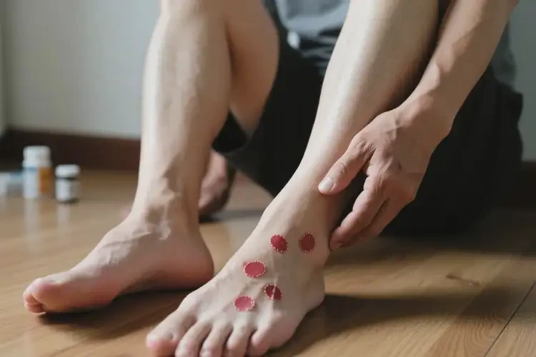 男人腳上偶爾長濕疹不管它會自己好嗎(圖3)