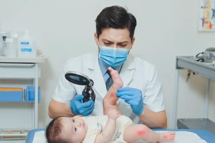 宝宝脚上经常长湿疹不管它会自己痊愈吗(图1)