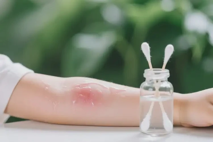 孩子手臂上經(jīng)常起濕疹不管它會(huì)自己痊愈嗎(圖3)