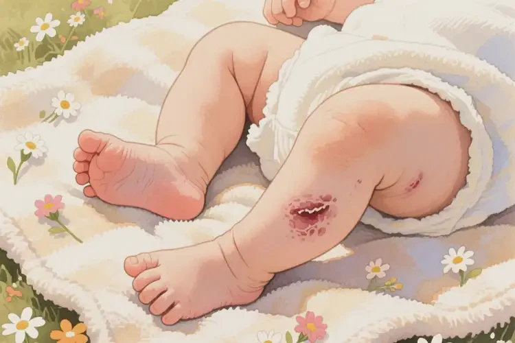 小兒小腿上出濕疹可以徹底自愈嗎(圖3)