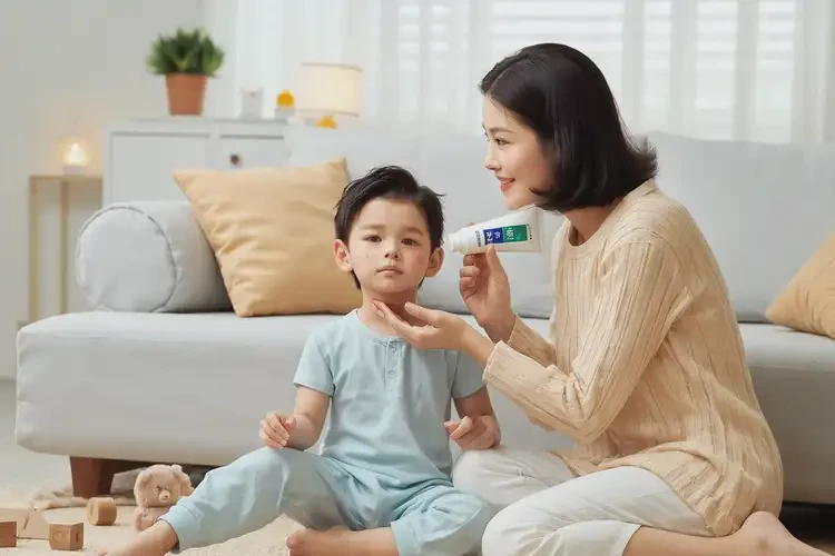 兒童臉上經(jīng)常長濕疹不管它會自己好嗎(圖2)