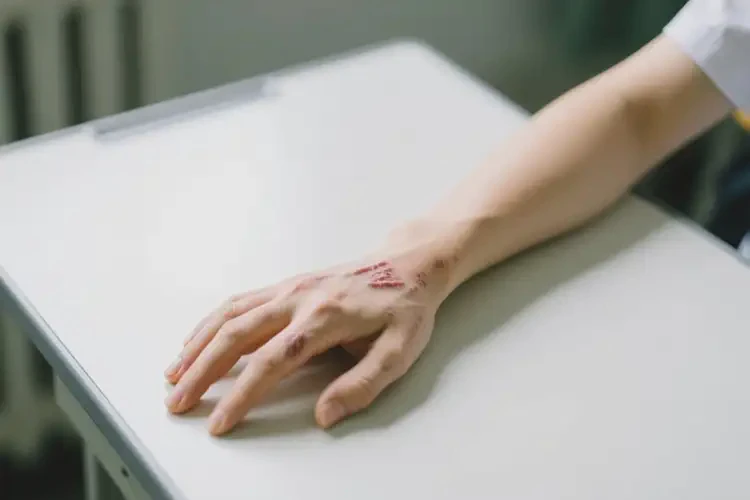 大學生手上出濕疹不管它會自己好嗎(圖1)