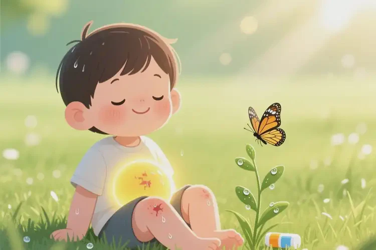 兒童肚子起濕疹不管它會(huì)自己痊愈嗎(圖3)