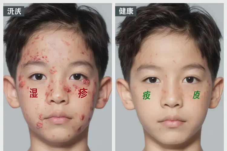 青少年臉上出濕疹能夠徹底治愈嗎(圖4)