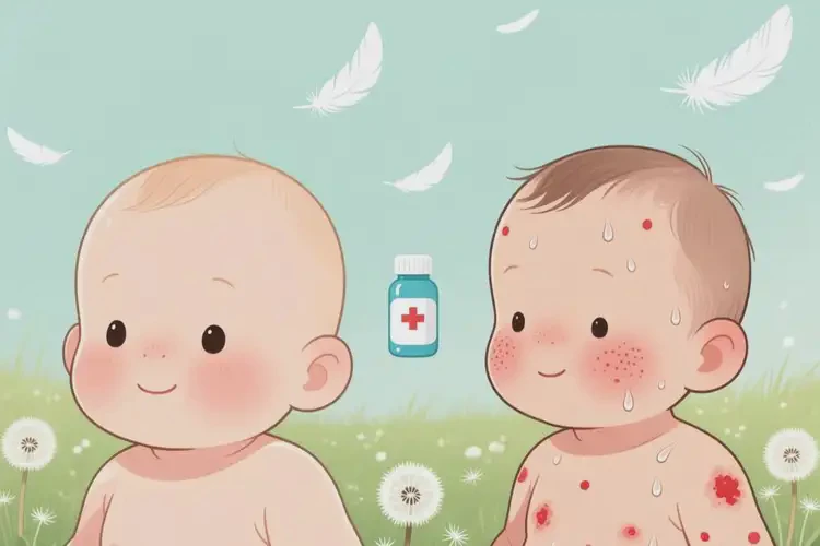 嬰幼兒全身出現(xiàn)濕疹能靠自己自愈嗎(圖3)