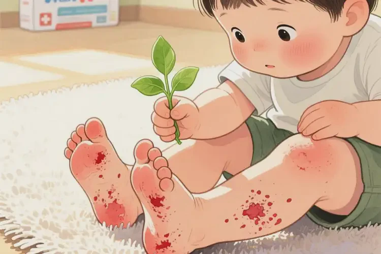 少兒腳上有濕疹不管它會(huì)自己好嗎(圖4)