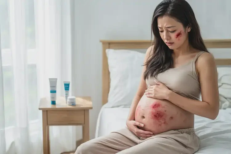 孕婦屁股上長(zhǎng)濕疹能徹底自愈嗎(圖4)