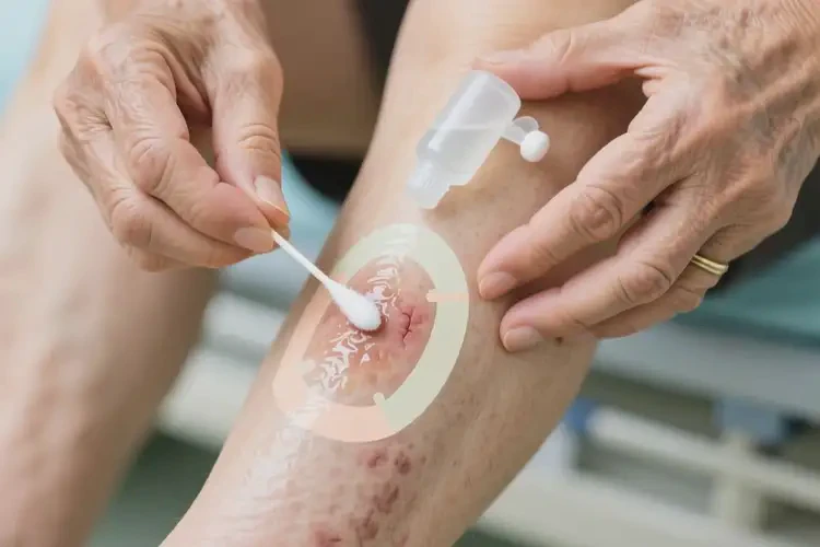 高齡老人小腿上起濕疹能夠徹底治愈嗎(圖2)