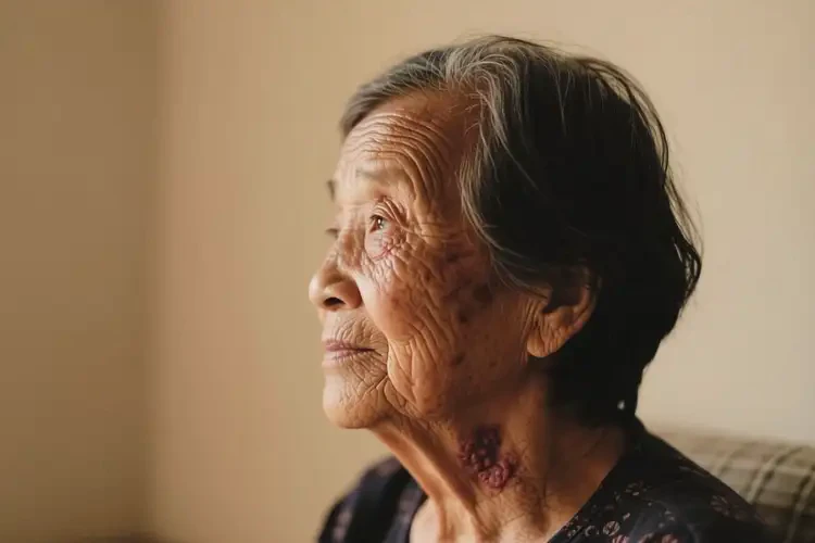 高齡老人臉上出濕疹不管它會自己好嗎(圖3)