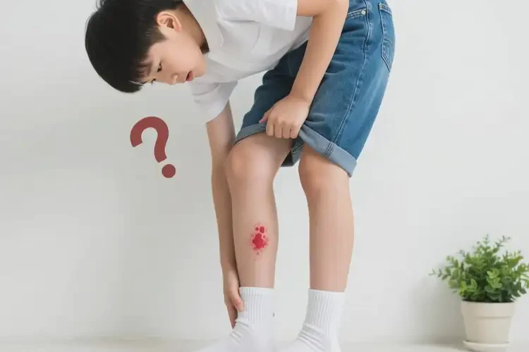 中學(xué)生大腿上容易長濕疹不管它會自己自愈嗎(圖2)