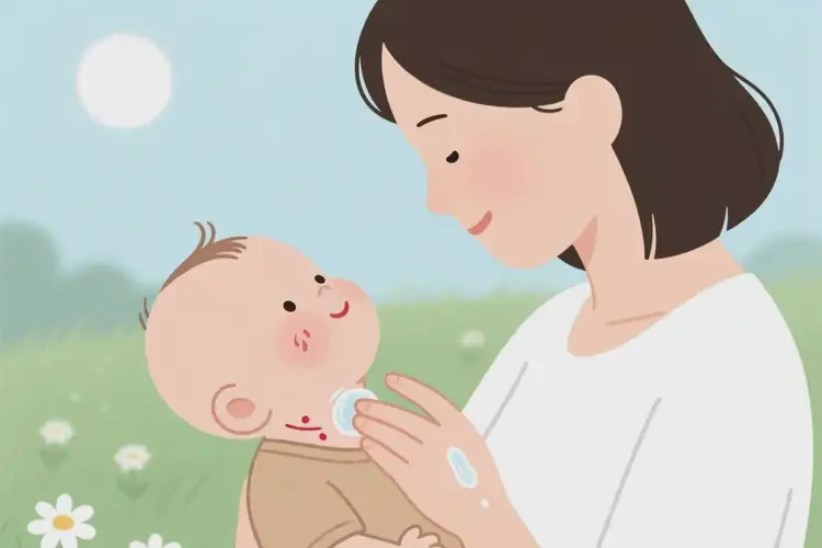 小兒脖子經(jīng)常長濕疹不管它會(huì)自己好嗎(圖1)