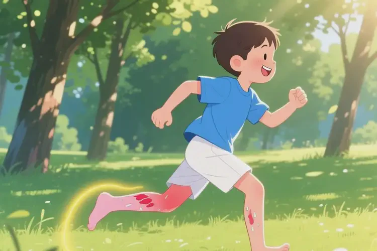 少兒小腿上偶爾長濕疹能徹底自愈嗎(圖2)