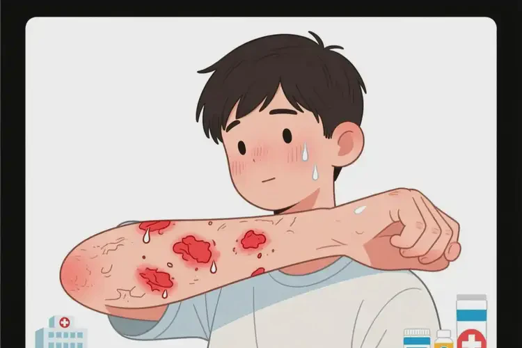 男生身上出現(xiàn)濕疹可不可以徹底自愈(圖4)