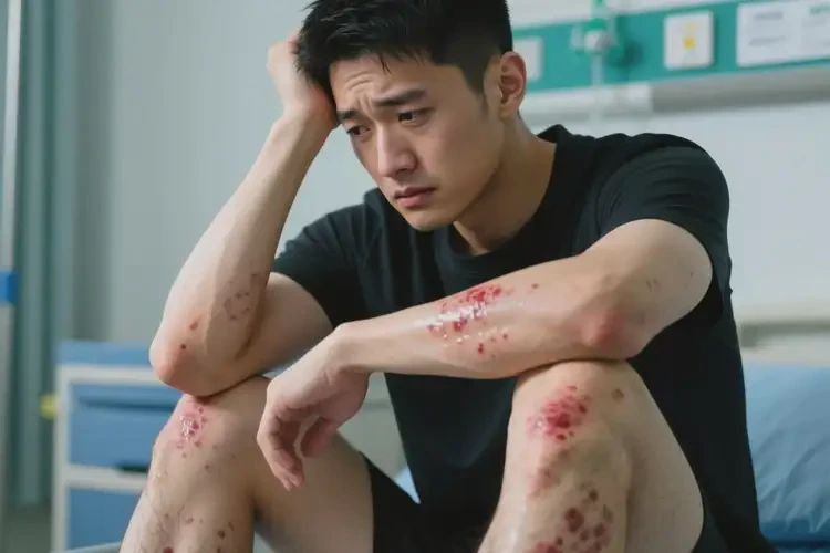 男人四肢出濕疹可以徹底自愈嗎(圖3)