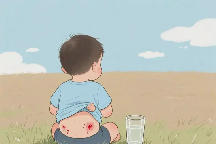 幼兒肚子上出濕疹不管它會(huì)自己好嗎(圖3)