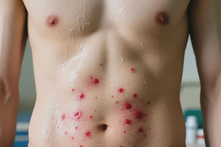 男生肚子上偶爾起濕疹能靠自己自愈嗎(圖4)