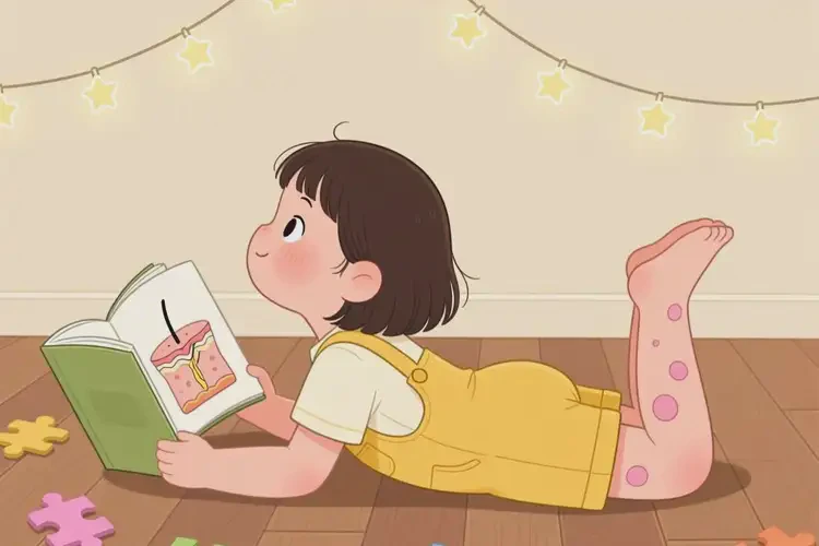 少兒小腿上偶爾長濕疹能徹底自愈嗎(圖3)