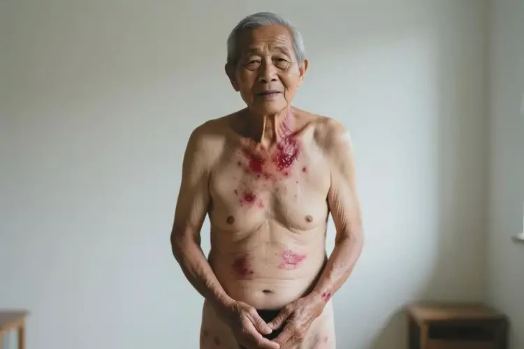 老人全身出濕疹不管它會(huì)自己痊愈嗎(圖2)