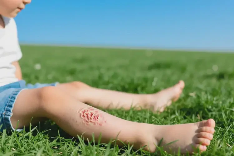 孩子小腿上有濕疹不管它會(huì)自己自愈嗎(圖3)