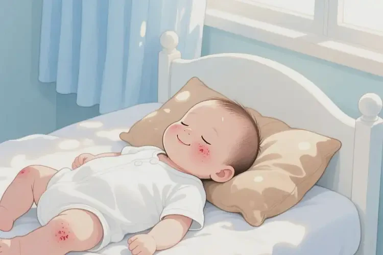 少兒脖子上容易長濕疹能靠自己自愈嗎(圖1)