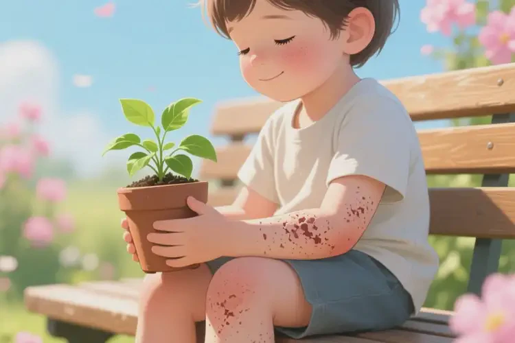 小孩手臂容易長濕疹能靠自己自愈嗎(圖3)