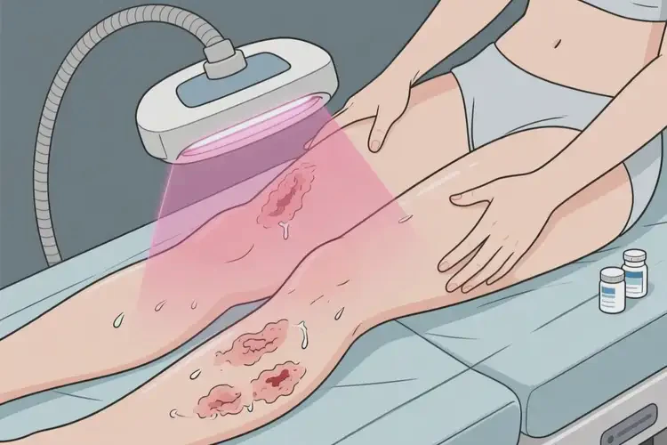 女生大腿容易起濕疹能夠徹底治愈嗎(圖1)