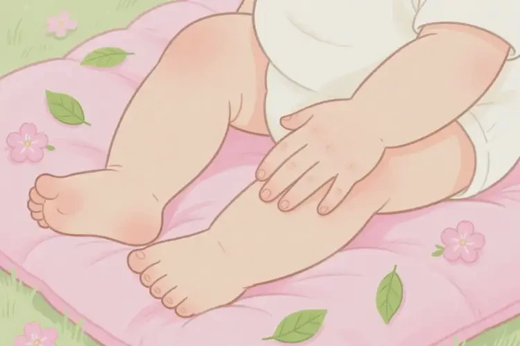 幼兒小腿偶爾起濕疹能夠徹底治愈嗎(圖3)