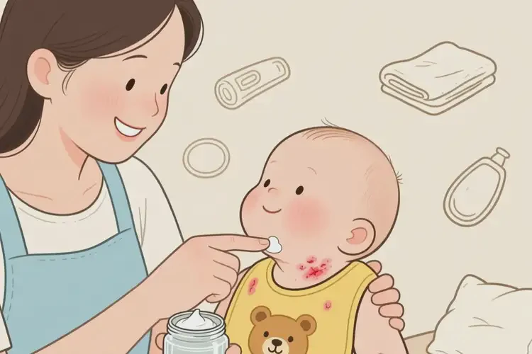 小兒脖子經(jīng)常長濕疹不管它會(huì)自己好嗎(圖3)