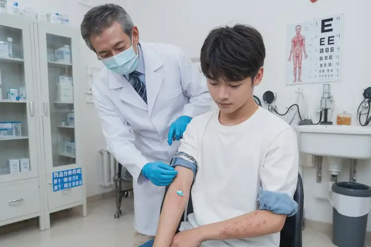 大學(xué)生肚子容易長(zhǎng)濕疹不管它會(huì)自己自愈嗎(圖3)