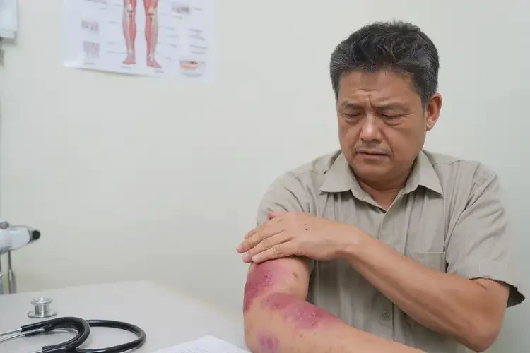 男性手臂上長濕疹能徹底自愈嗎(圖4)