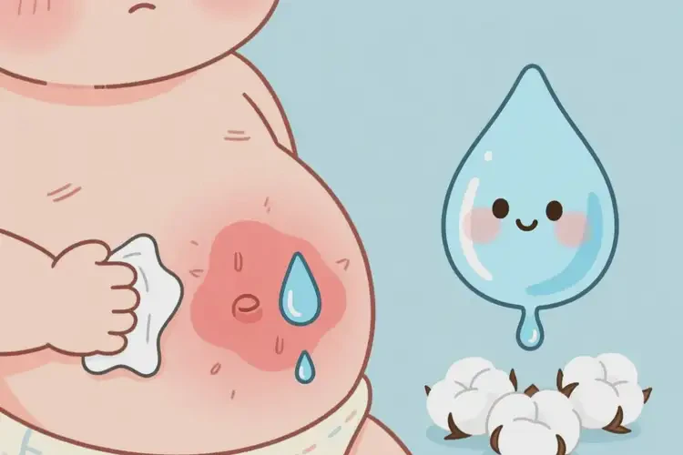 婴儿肚子经常起湿疹能够彻底治愈吗(图2)