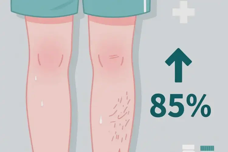 青年人大腿容易長(zhǎng)濕疹能不能徹底自愈(圖3)