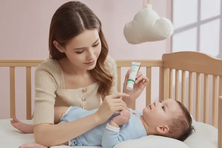 新生兒脖子上有濕疹能夠徹底治愈嗎(圖3)