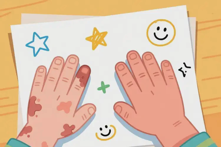 小学生手上偶尔起湿疹能不能彻底自愈(图2)