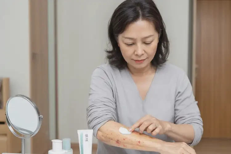 大學(xué)生手臂上出現(xiàn)濕疹可以徹底自愈嗎(圖2)